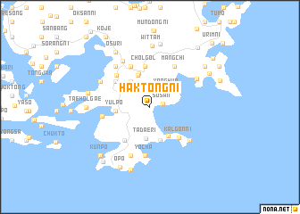 map of Haktong-ni