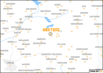 map of Hak-tong