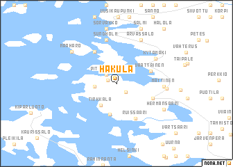 map of Hakula