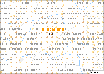 map of Hakwadunna