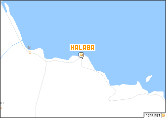 map of Hālaba