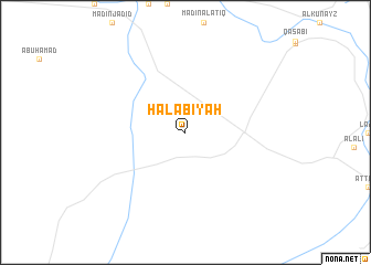 map of Ḩalabīyah