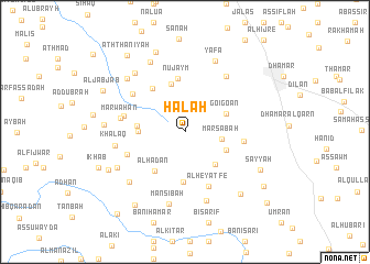 map of Ḩālah