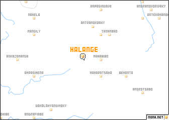 map of Halange