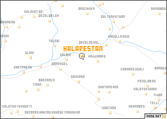 map of Halārestān