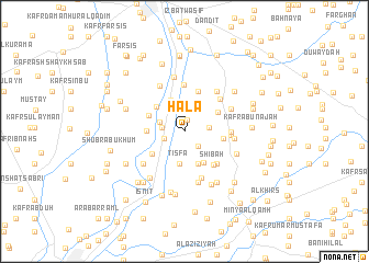 map of Halā