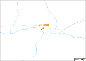 map of Halban