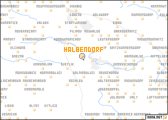 map of Halbendorf