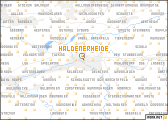 map of Haldenerheide