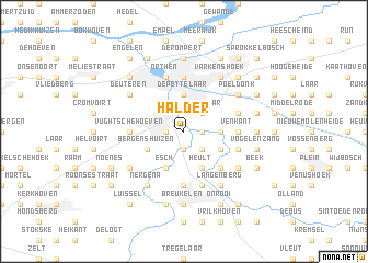 map of Halder