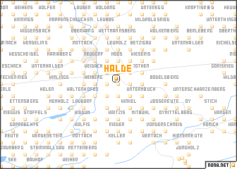 map of Halde