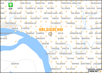 map of Haldigāchhi