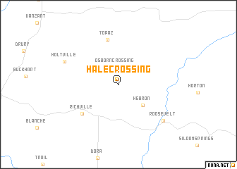 map of Hale Crossing