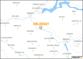 map of Hale Eddy