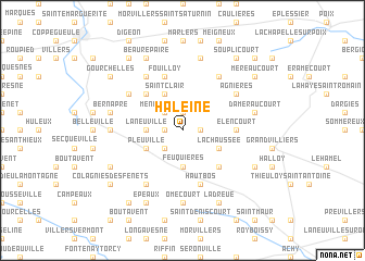 map of Haleine