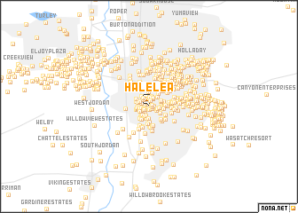 map of Halelea