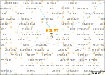 map of Halet