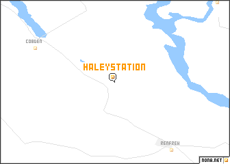 map of Haley Station