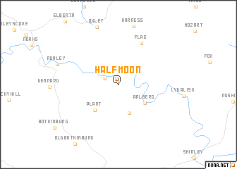 map of Half Moon