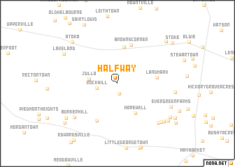 map of Halfway