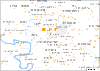 map of Halfway