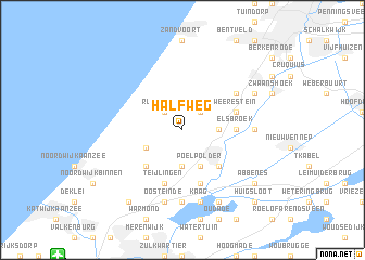 map of Halfweg