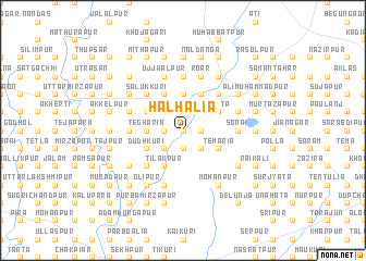 map of Halhalia