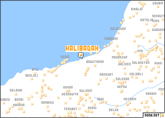 map of Halibadah