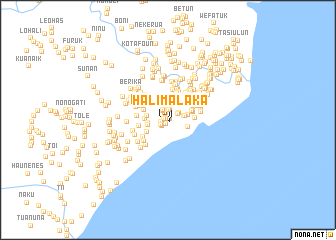 map of Halimalaka