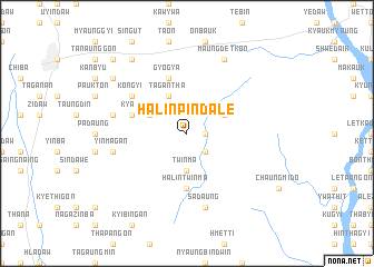 map of Halin Pindale