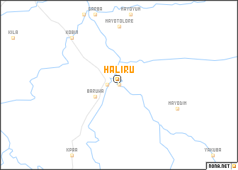 map of Haliru