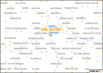 map of Ḩalīsīyah