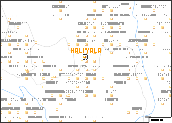 map of Haliyala