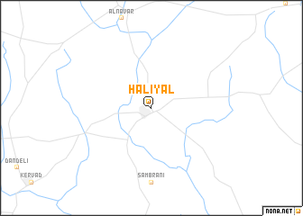 map of Haliyāl