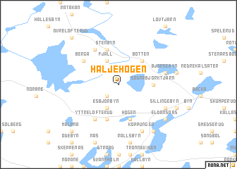 map of Häljehögen