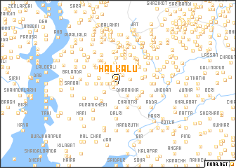 map of Hālkālu