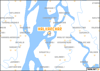 map of Halkār Char