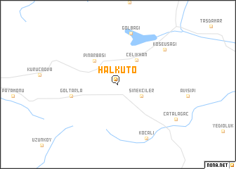 map of Halkuto