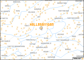 map of Halla Saiyidān