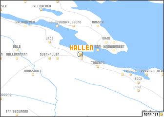 map of Hallen