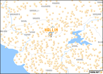 map of Hallim