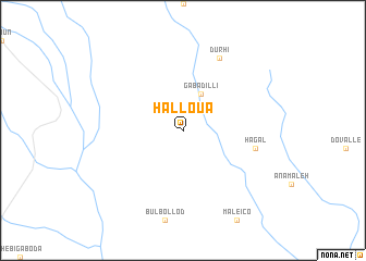 map of Halloua
