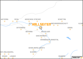 map of Hallseiten