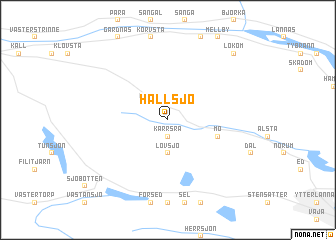 map of Hällsjö
