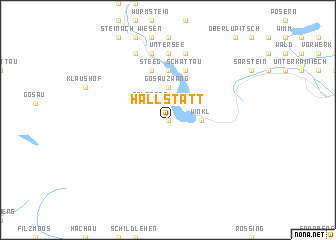 map of Hallstatt