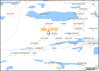 map of Hållsta