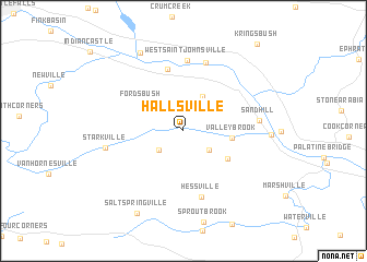 map of Hallsville