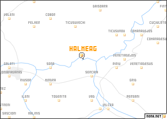map of Hălmeag