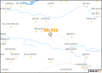 map of Halmeu