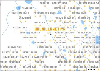 map of Halmillawetiya